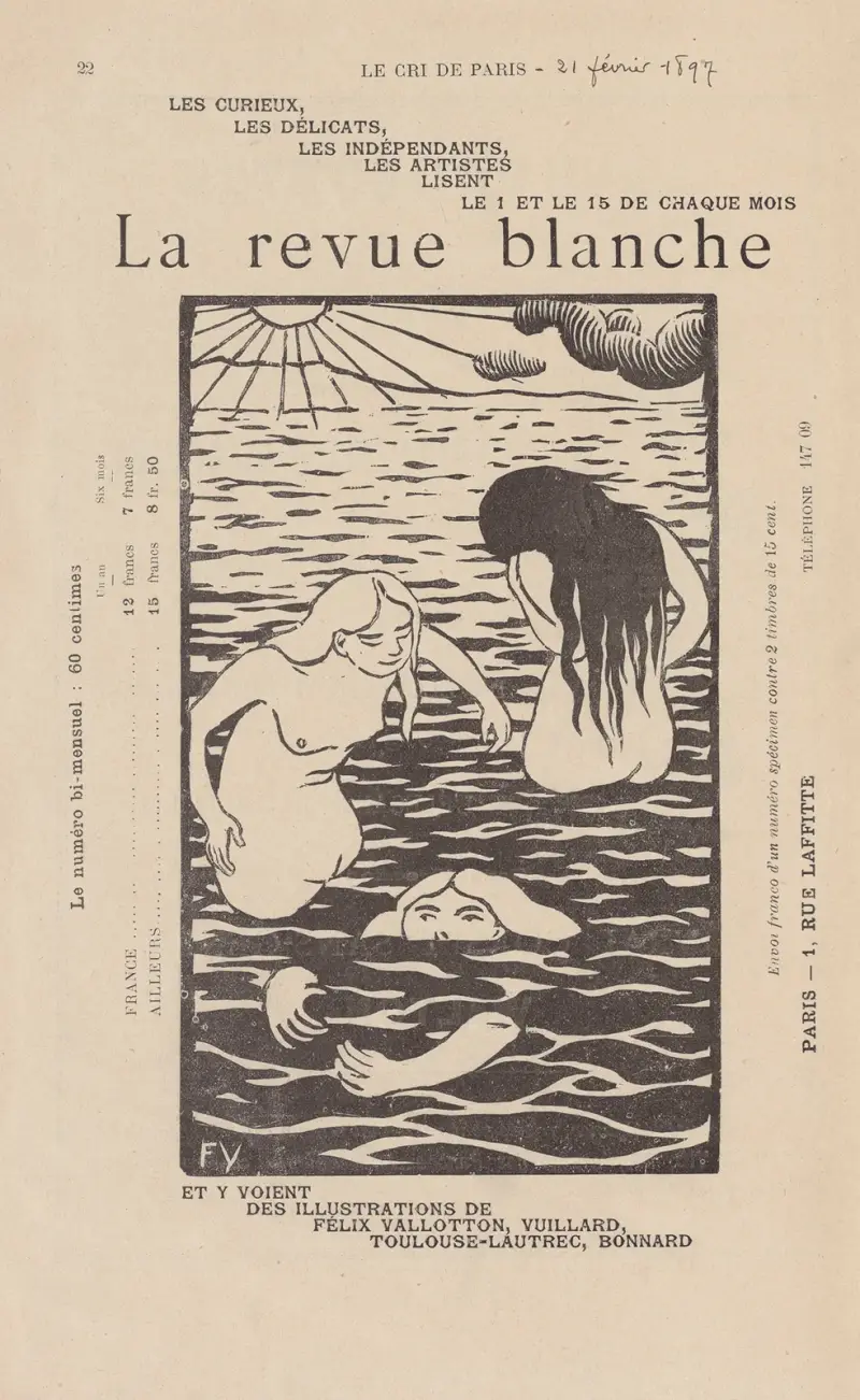 Die drei Badenden von Félix Vallotton