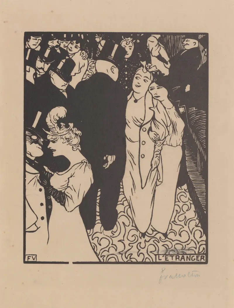 Der Fremde von Félix Vallotton