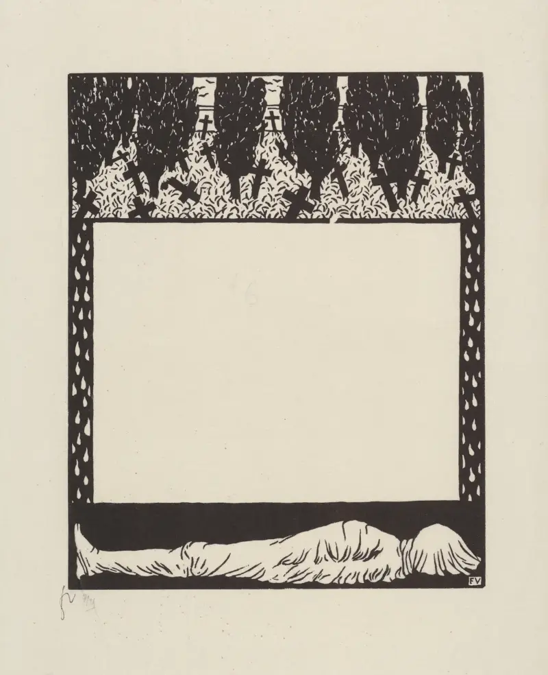 Lettre de faire-part av Félix Vallotton