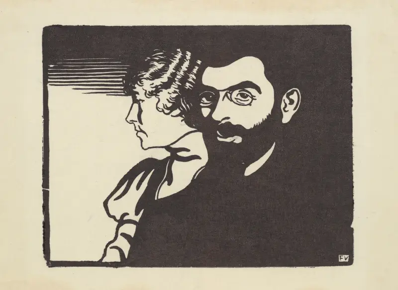 Mogens Ballin och hans hustru av Félix Vallotton