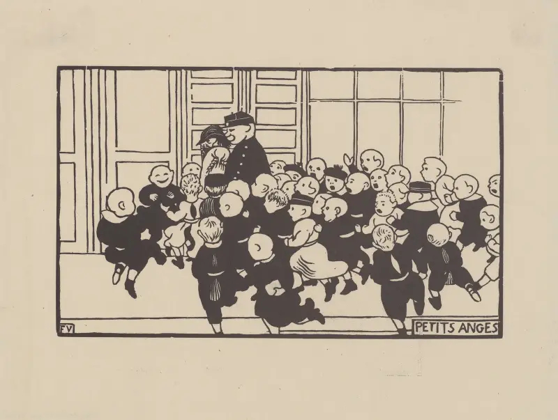 Kleine Engel von Félix Vallotton