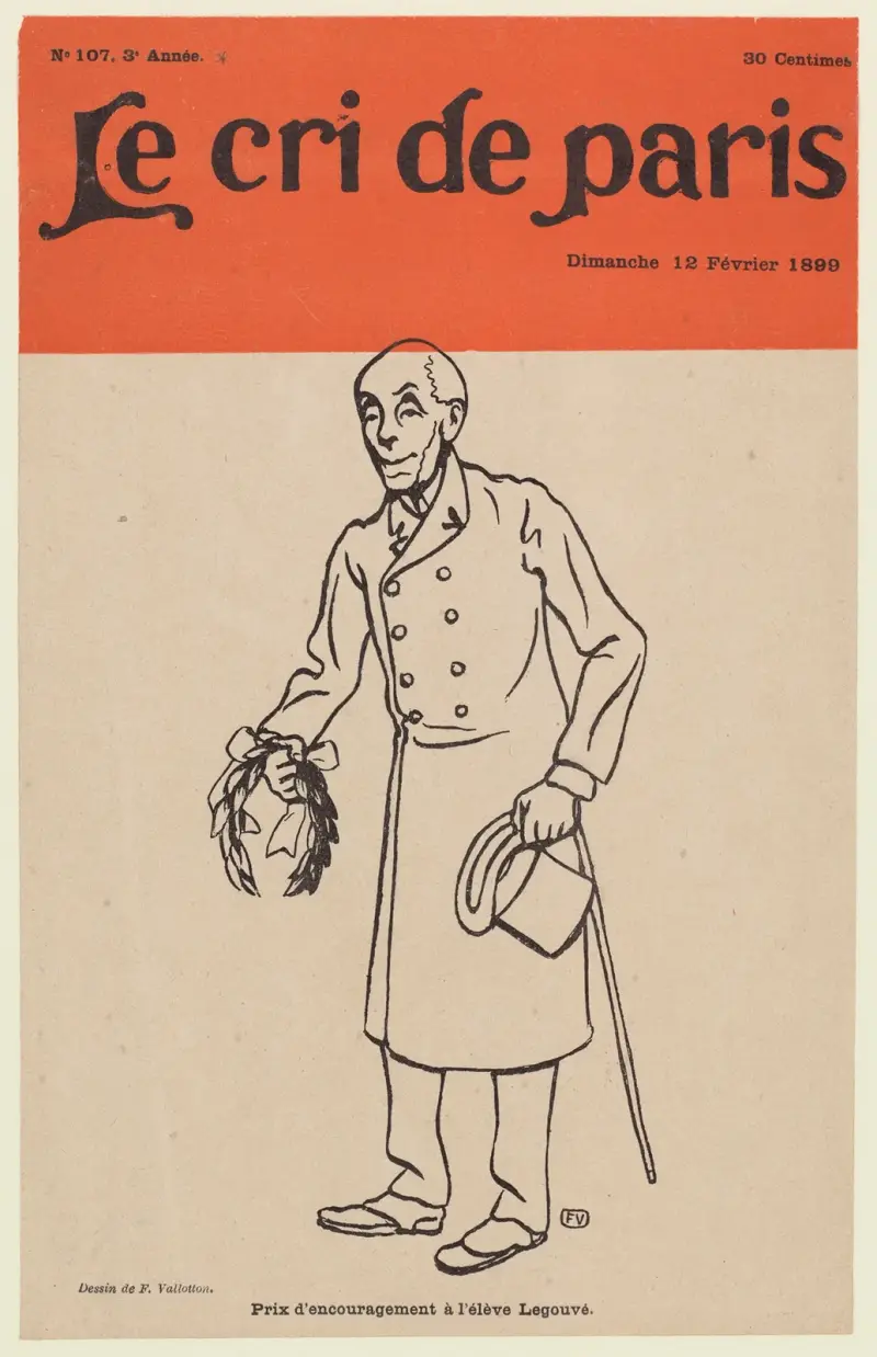 Prix d’encouragement à l’élève Legouvé. av Félix Vallotton