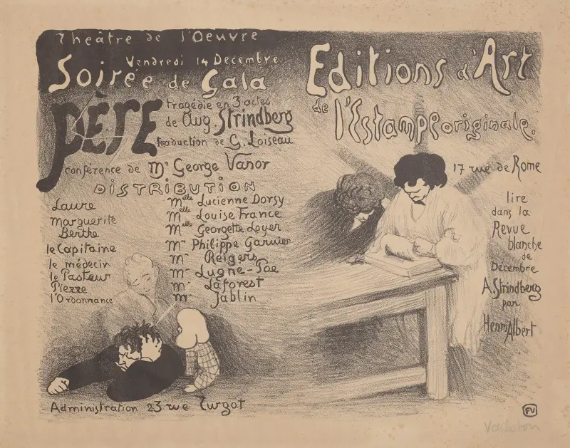 Program pro Strindbergovu hru „Père“, Félix Vallotton