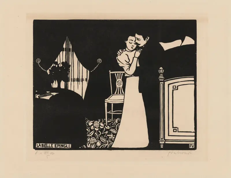 Wspaniała szpilka, Félix Vallotton