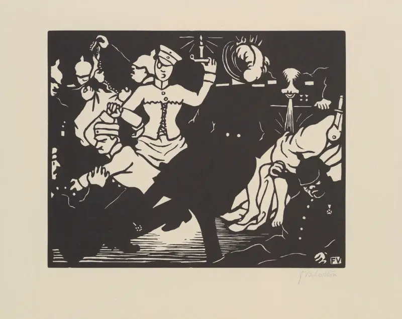 Das Gelage von Félix Vallotton
