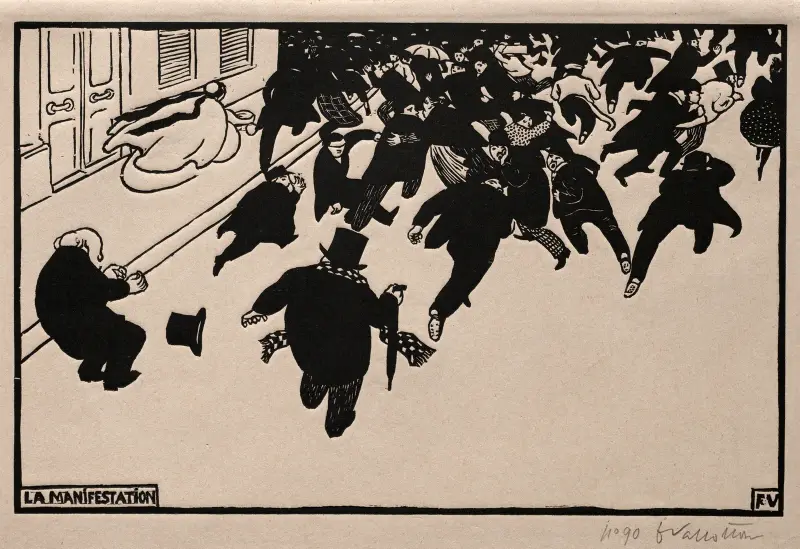 Protest, Félix Vallotton