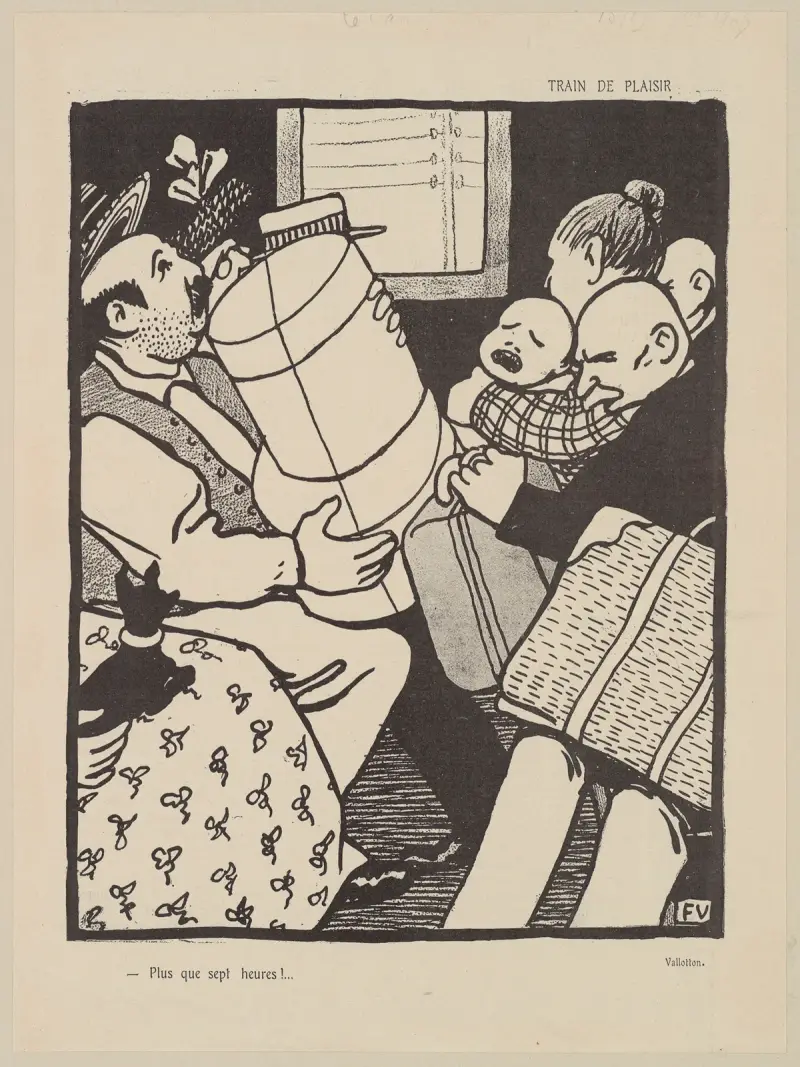 Požitkový vlak, Félix Vallotton
