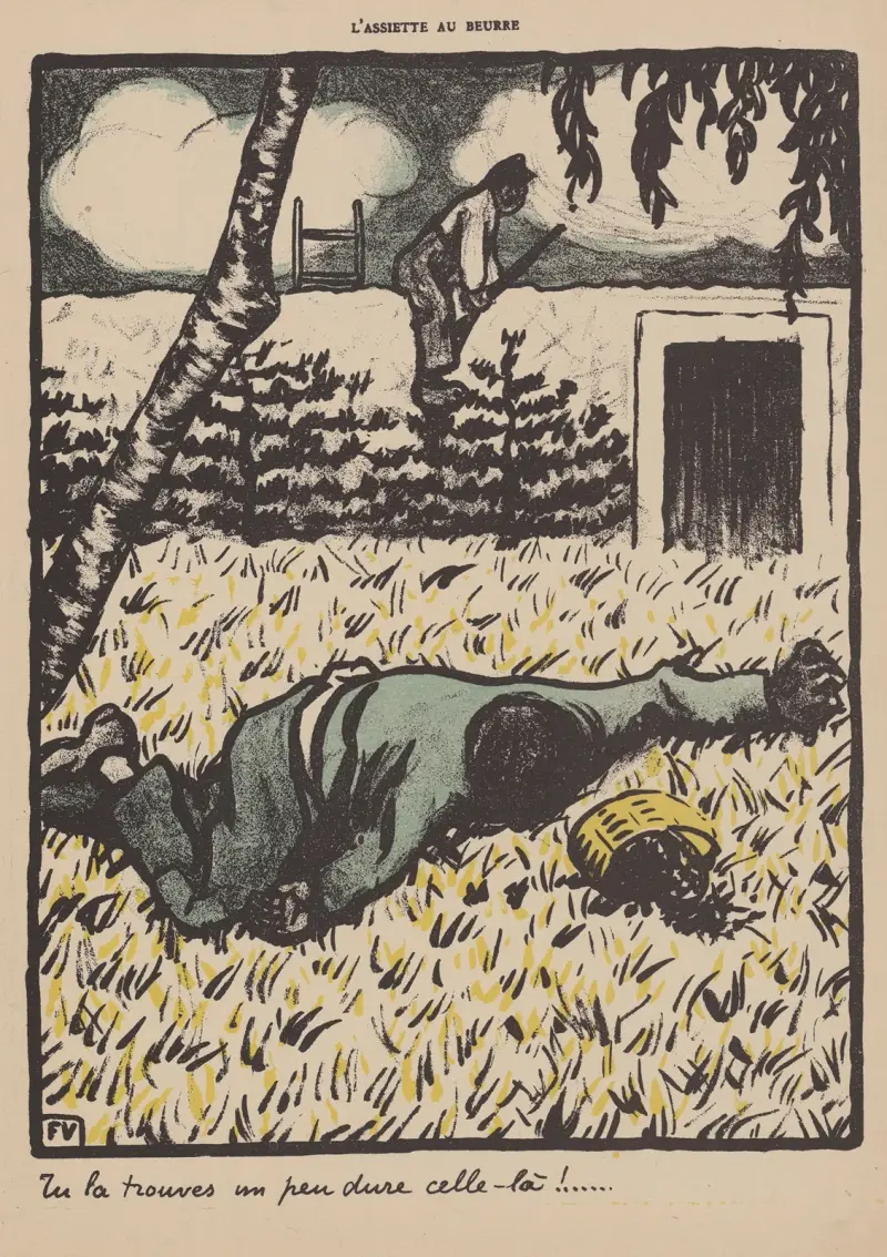 Du tycker den är lite hård, den där! av Félix Vallotton