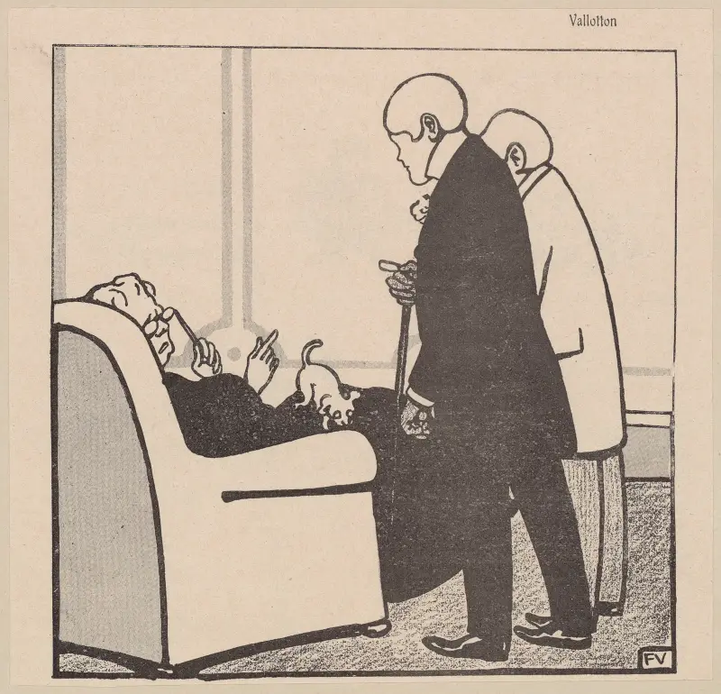 Bez názvu, Félix Vallotton