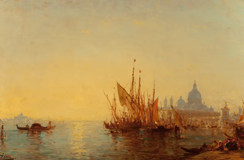 Bacino di San Marco av Félix Ziem