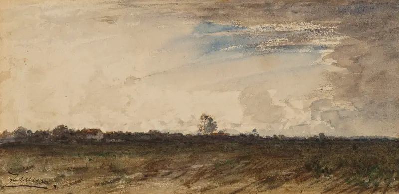 Barbizon av Félix Ziem