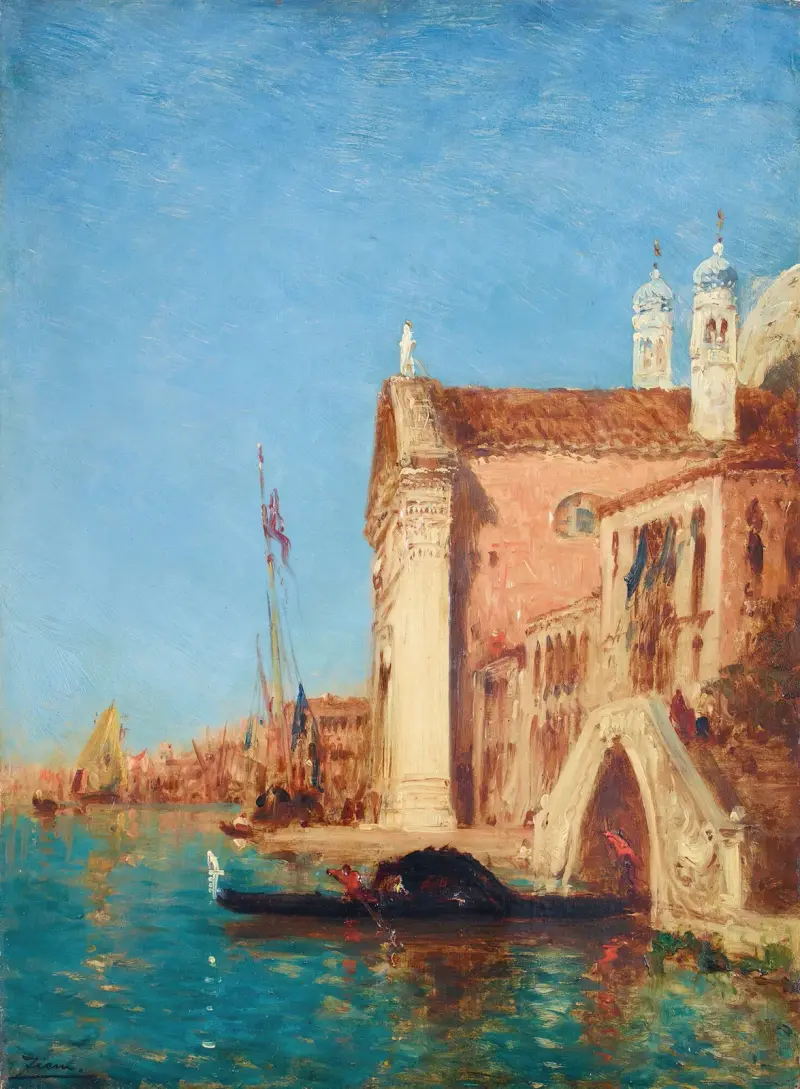 Kyrkan Gesuati, Venedig av Félix Ziem