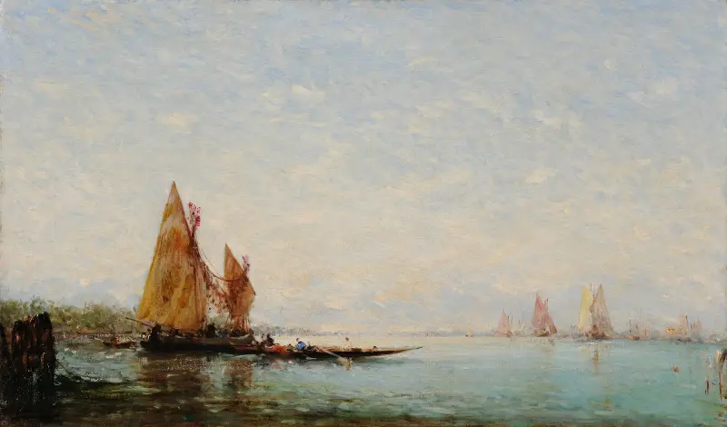 Marine (Constantinople) av Félix Ziem