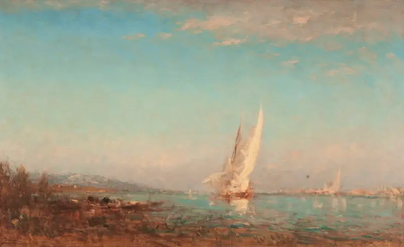 Martigues, Das weiße Segel von Félix Ziem