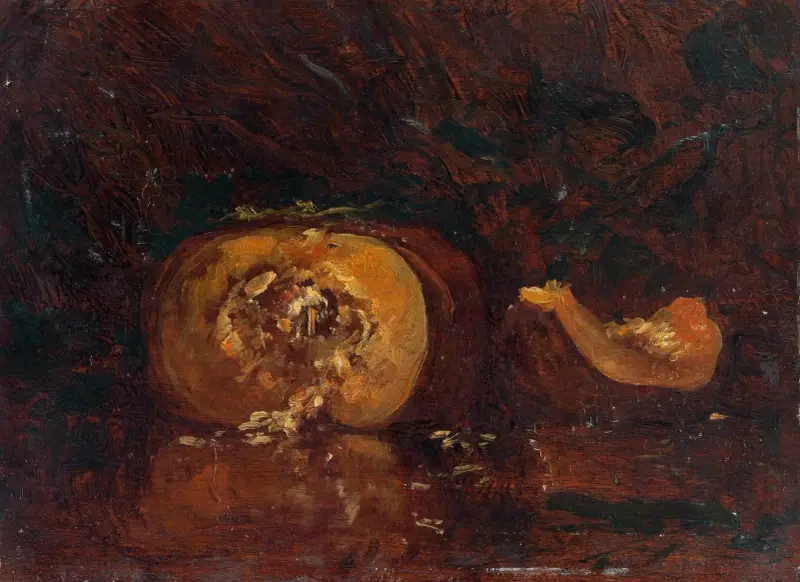 Nature Morte Au Potiron av Félix Ziem