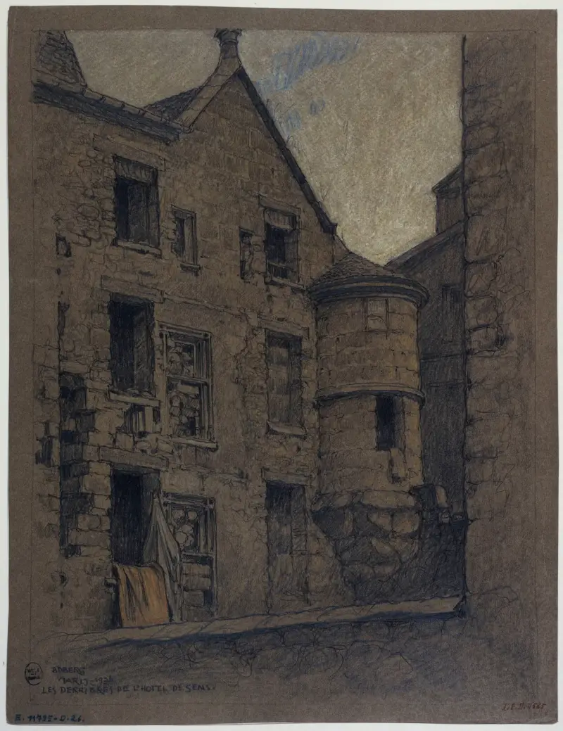 Bakom Hôtel de Sens av Ferdinand Boberg