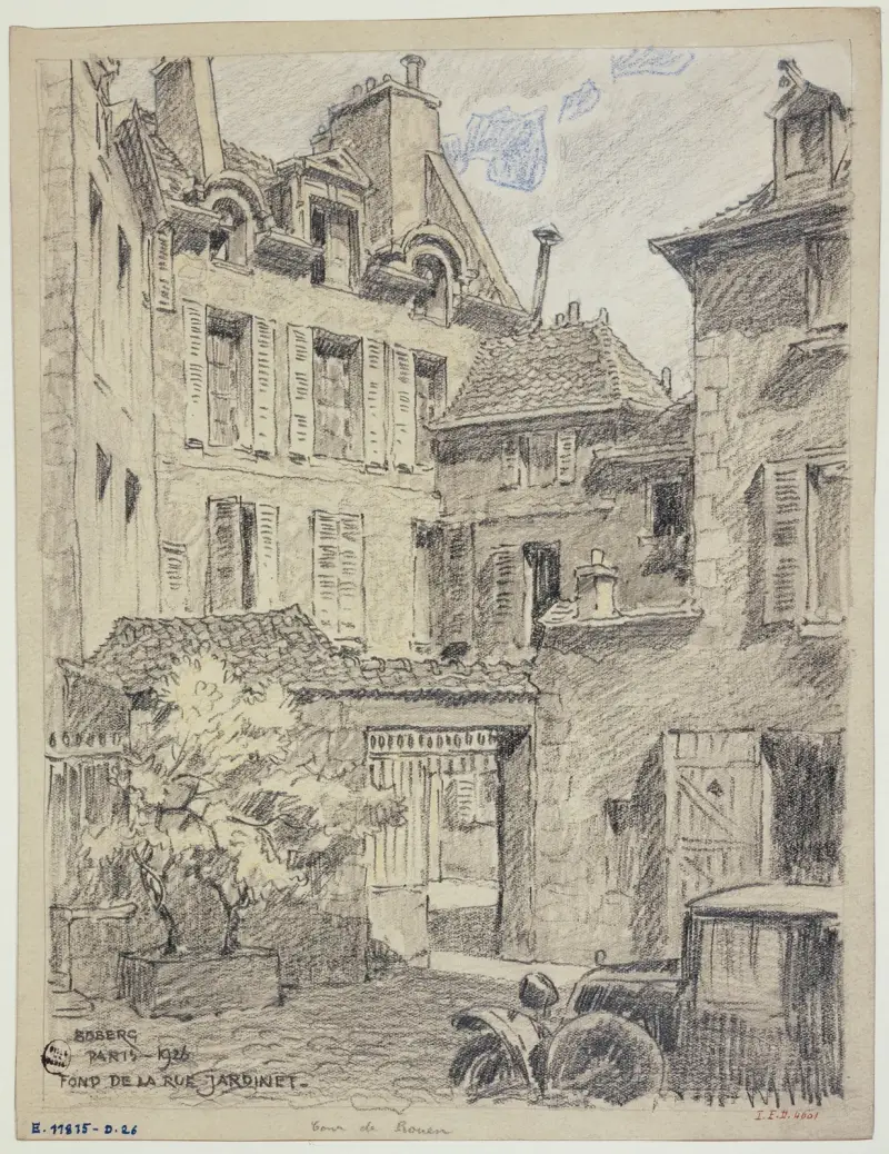 Rue du Jardinet, fond av Ferdinand Boberg