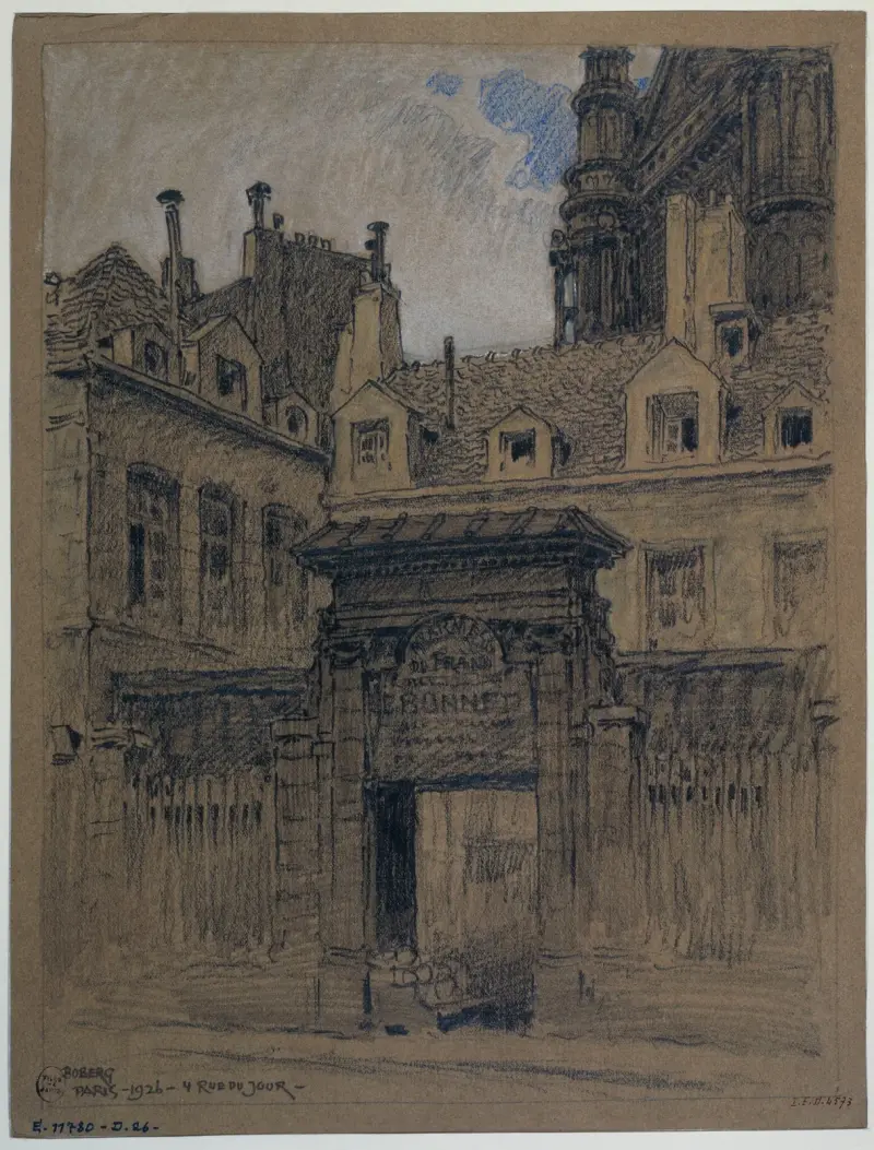 Huset på rue du Jour nr 4 av Ferdinand Boberg