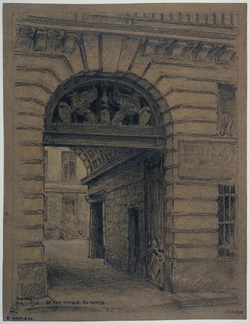 Huset nr 24 på rue Vieille-du-Temple av Ferdinand Boberg