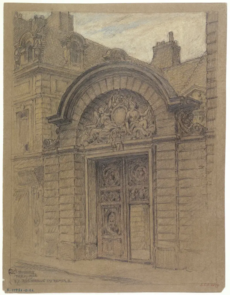 La maison nº47 de la rue Vieille-du-Temple av Ferdinand Boberg