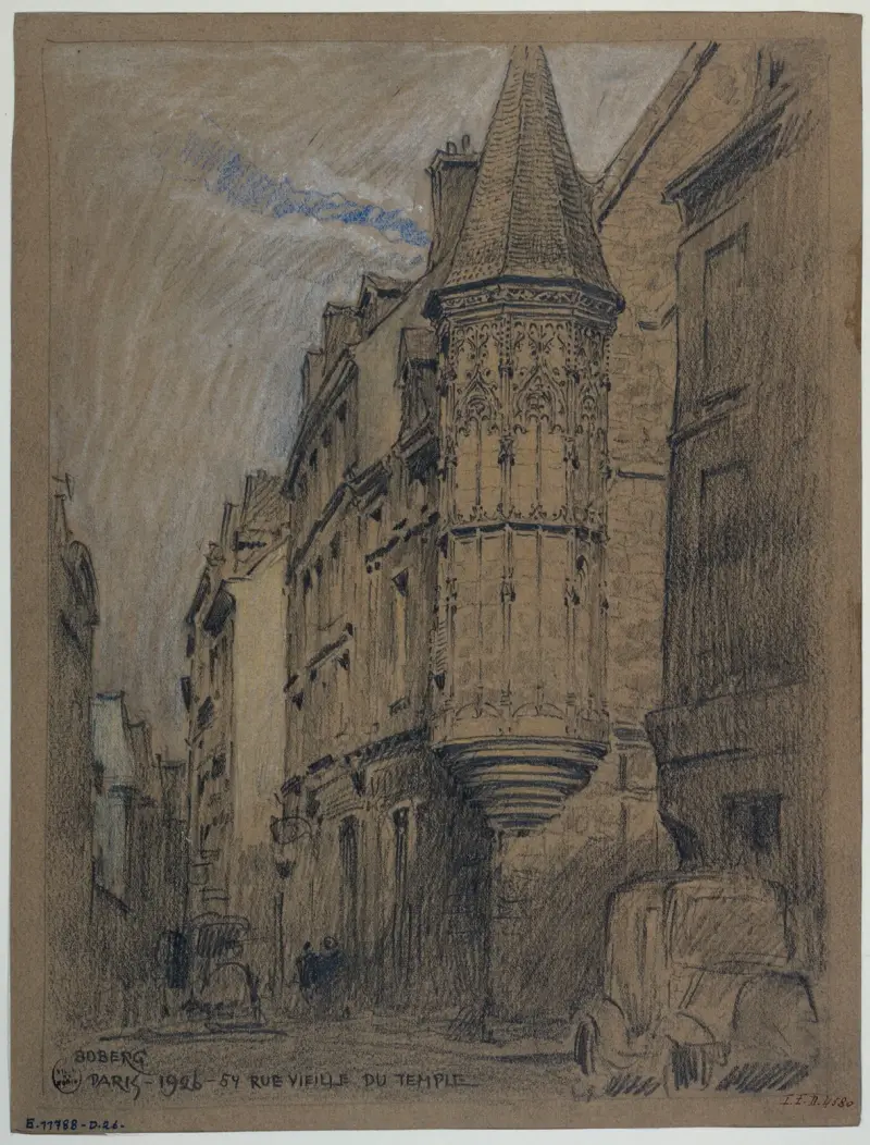 La maison nº54 rue Vieille-du-Temple av Ferdinand Boberg