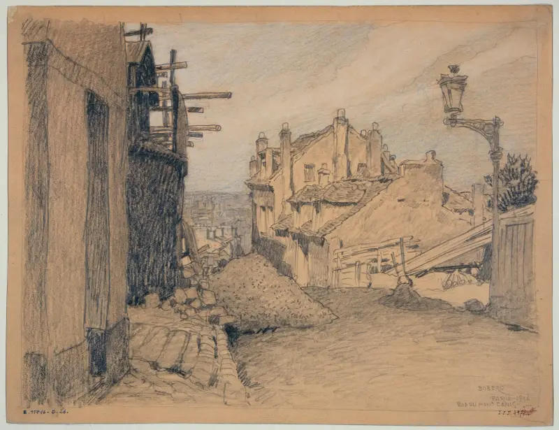 La rue du Mont-Cenis. av Ferdinand Boberg