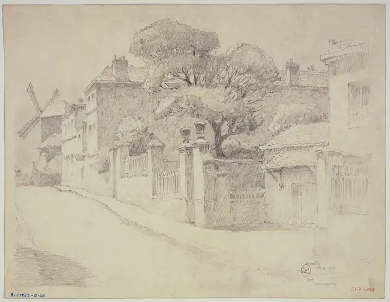 Rue Montmartre av Ferdinand Boberg