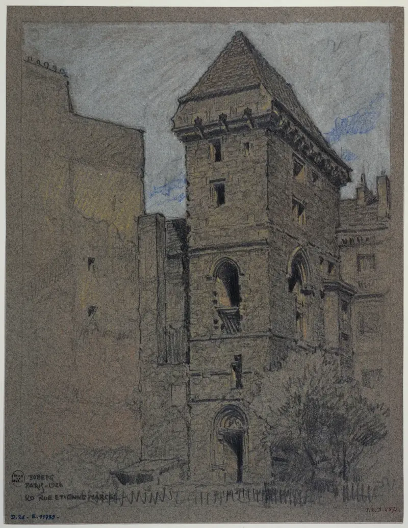 Tornet till Jean-sans-Peur, 20 rue Étienne Marcel av Ferdinand Boberg