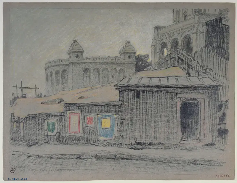 Framför Sacré-Cœur av Ferdinand Boberg