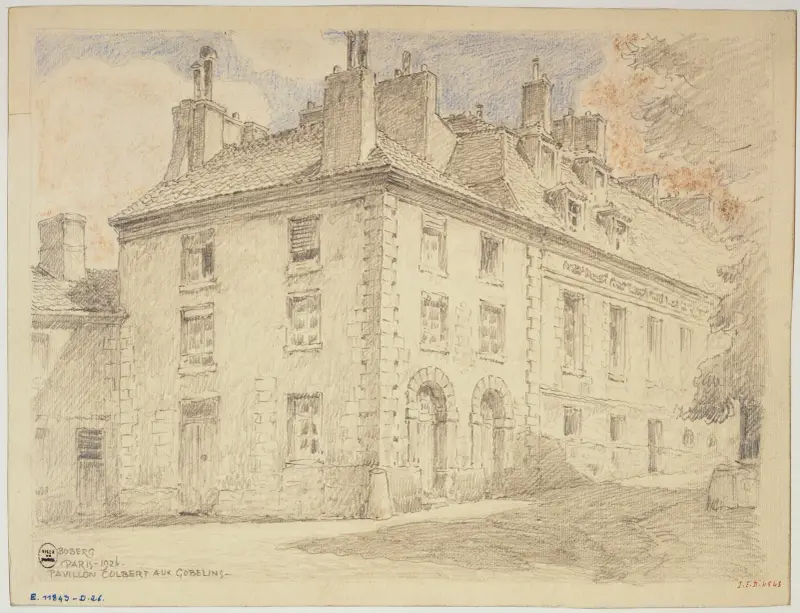 Colbert-paviljongen vid Gobelins av Ferdinand Boberg