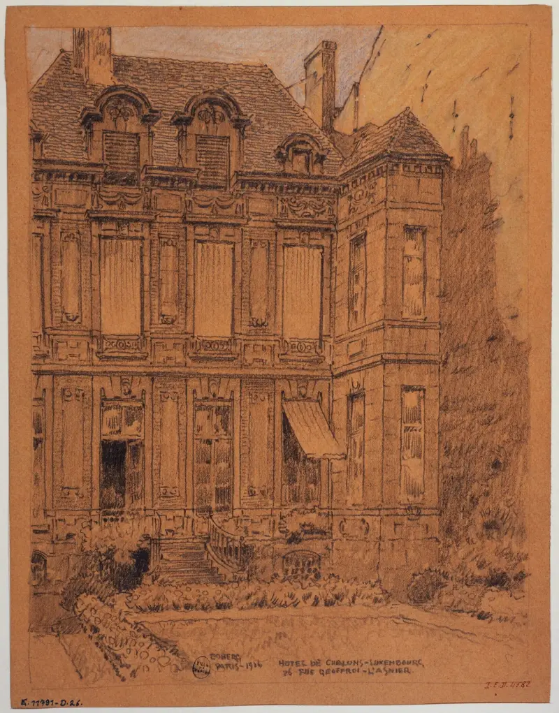 L’hôtel de Châlons-Luxembourg, 26 rue Geoffroy l’Asnier av Ferdinand Boberg