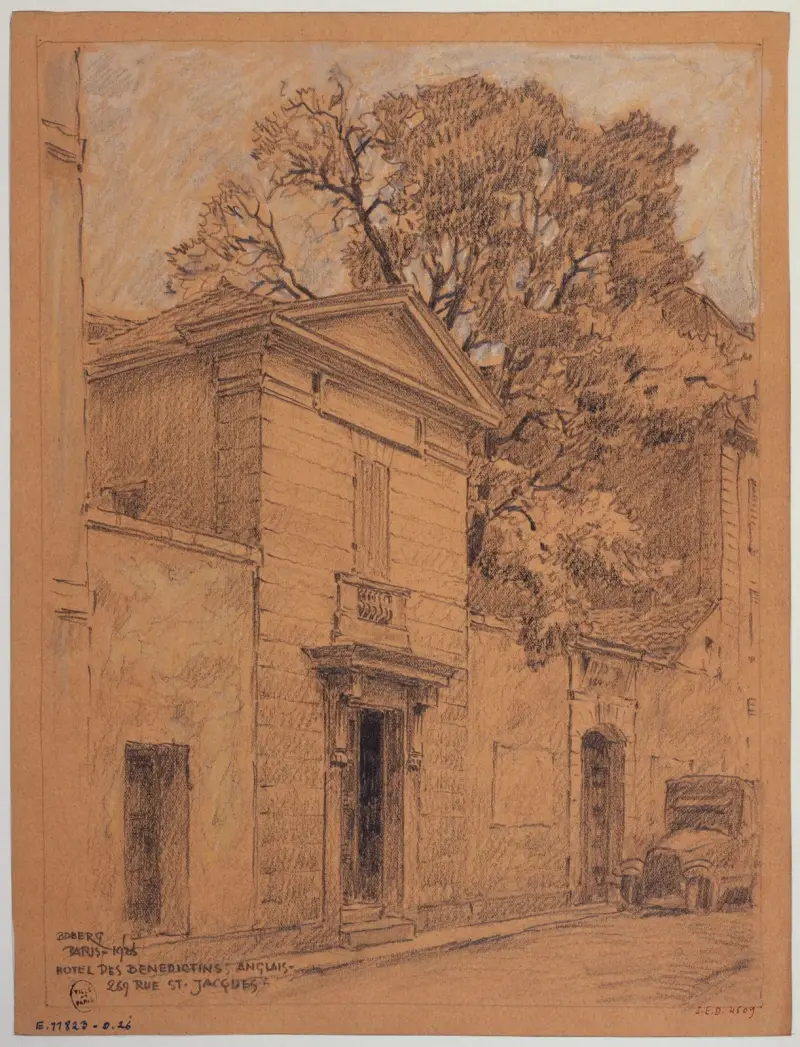 L’hôtel des Bénédictins anglais, 269 rue Saint Jacques av Ferdinand Boberg
