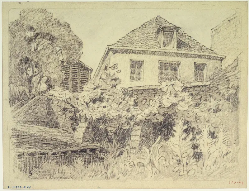 Konstnärsbostad vid Gobelins av Ferdinand Boberg