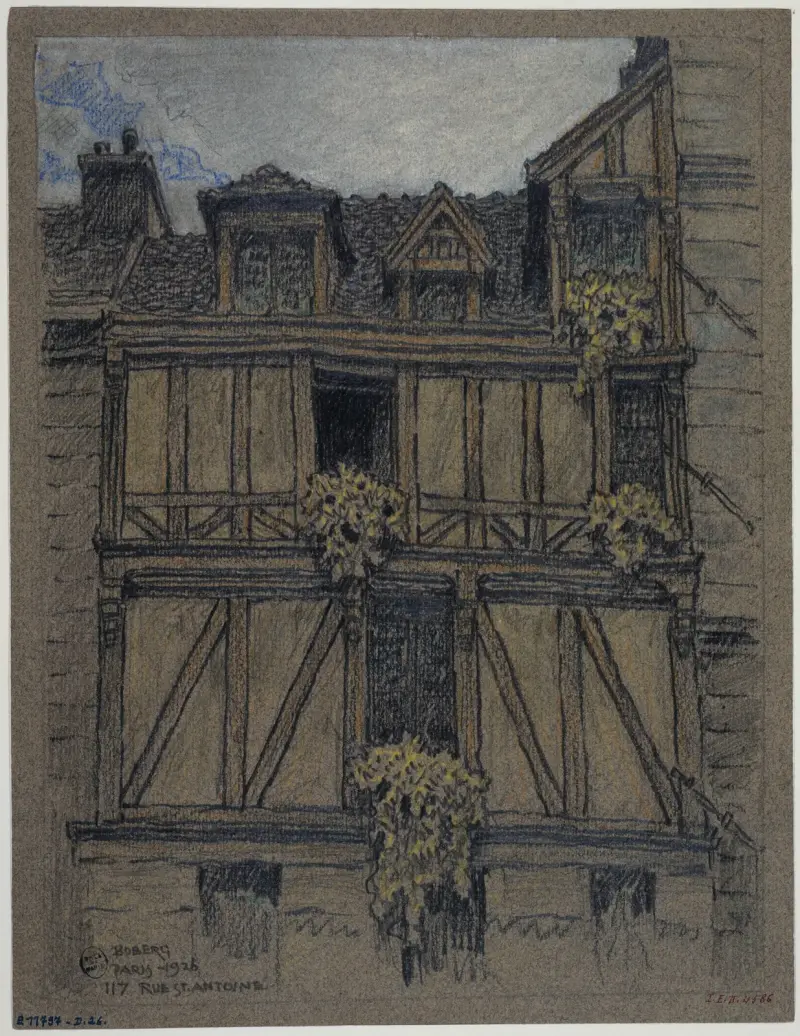Maison, 117 rue Saint Antoine av Ferdinand Boberg