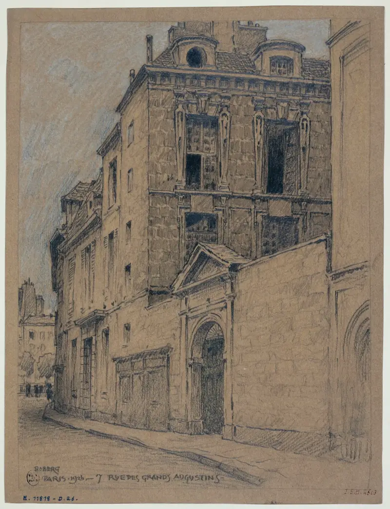 Maison, 7 rue des Grands-Augustins av Ferdinand Boberg