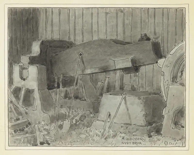 Nyby Bruk av Ferdinand Boberg