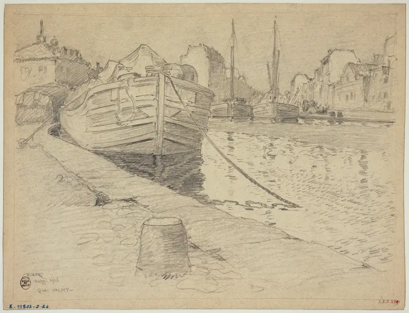 Quai de Valmy av Ferdinand Boberg
