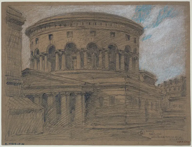 Rotonde de la Villette av Ferdinand Boberg