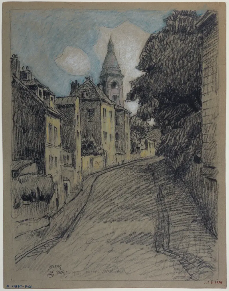 Rue de l’Abreuvoir av Ferdinand Boberg