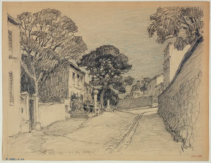 Rue des Saules av Ferdinand Boberg