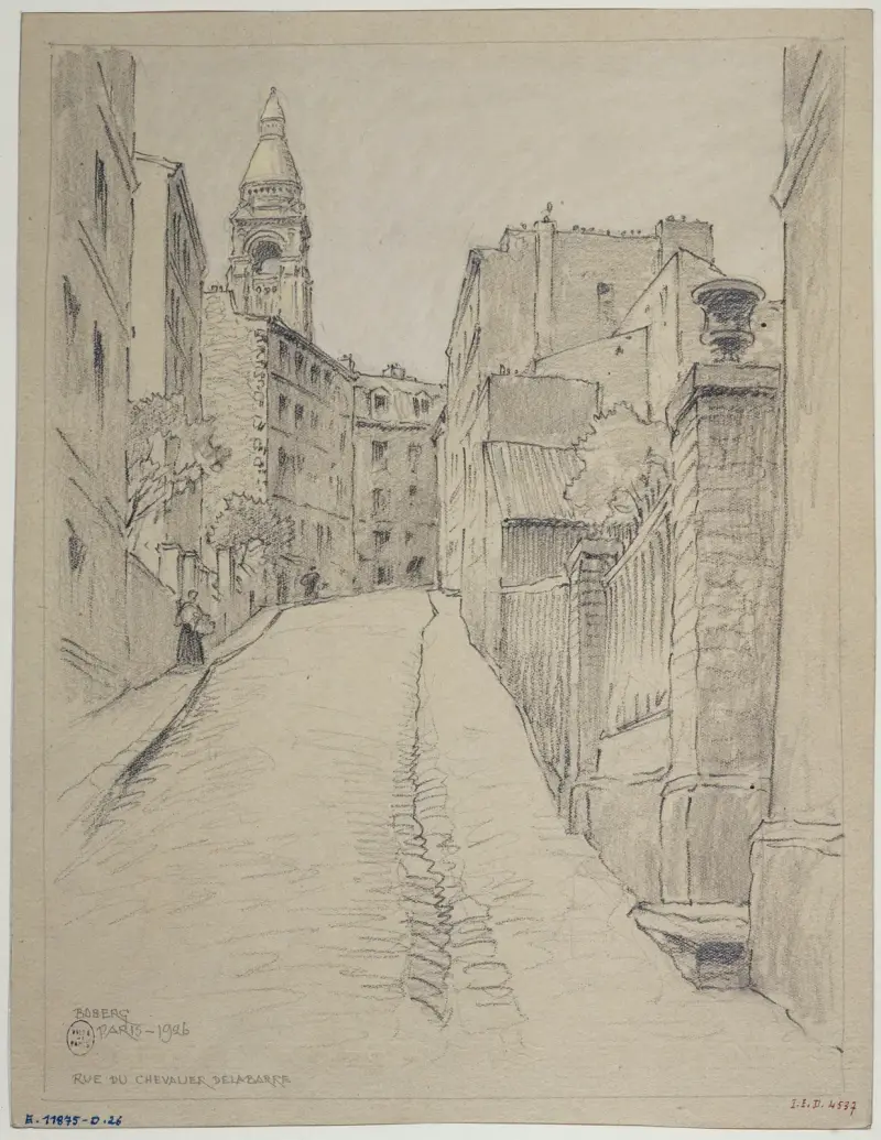 Rue du Chevalier de la Barre av Ferdinand Boberg