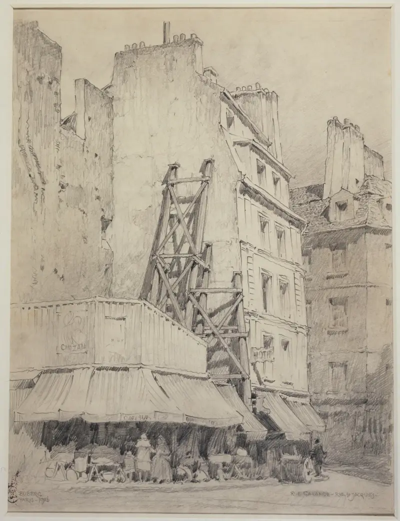 Rue Galande, rue Saint-Jacques av Ferdinand Boberg