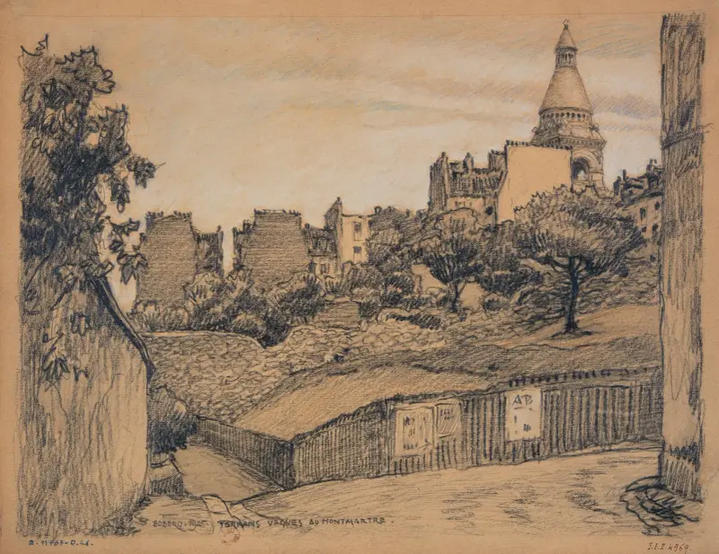 Öde marker i Montmartre av Ferdinand Boberg