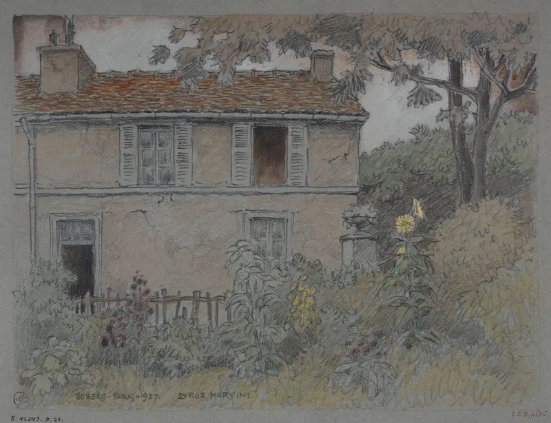 Ett hus, rue Norvins 24 av Ferdinand Boberg