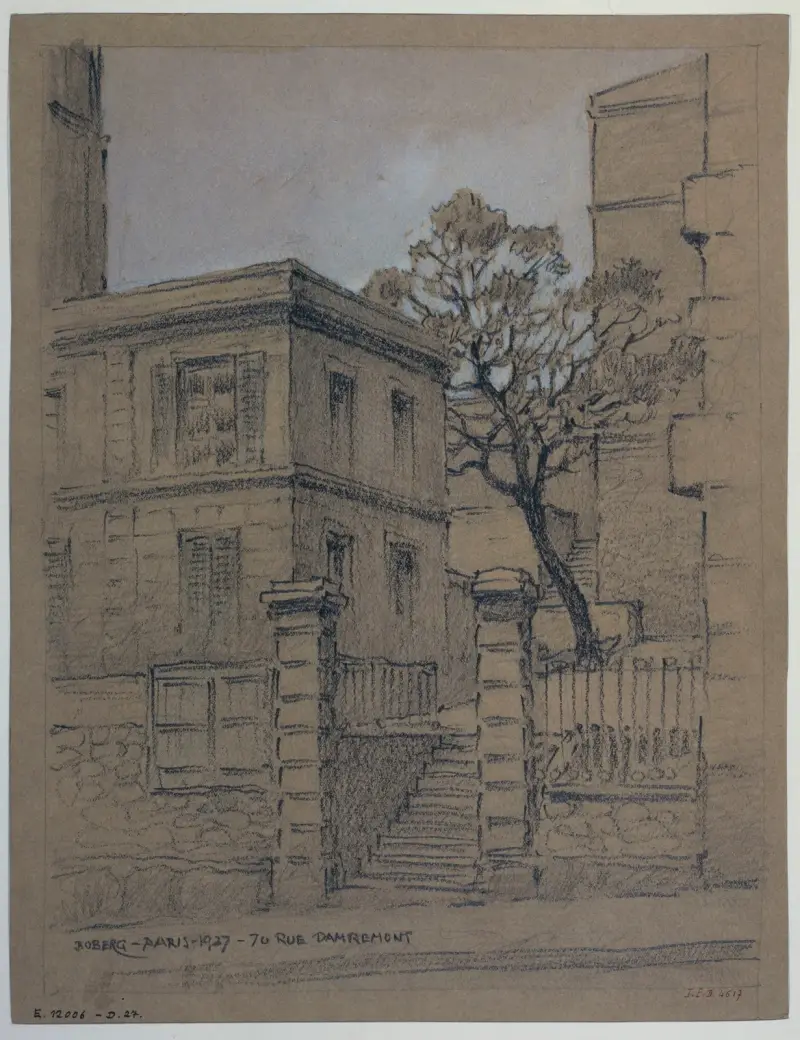 Une maison, 70 rue Damrémont av Ferdinand Boberg