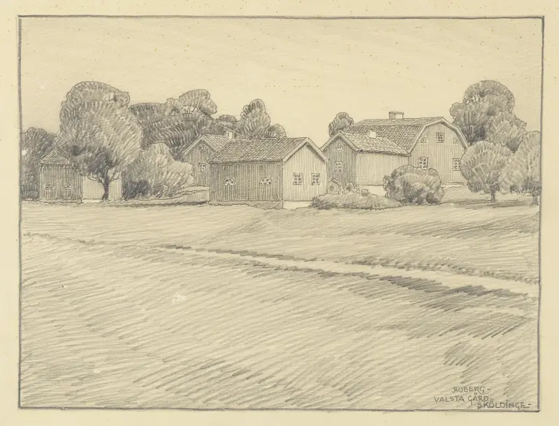 Valsta Gård av Ferdinand Boberg