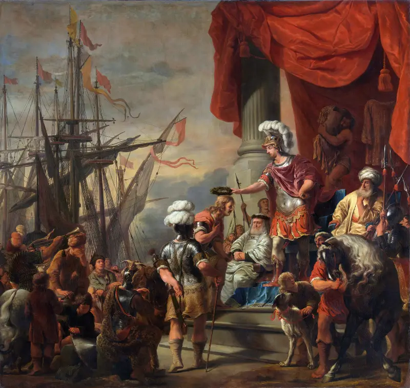 Aeneas At The Court of Latinus av Ferdinand Bol