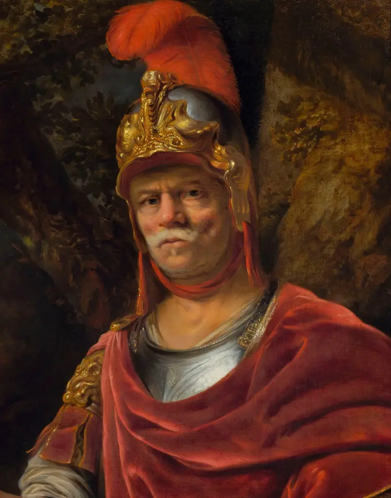 Man i gyllene hjälm (Mars) av Ferdinand Bol