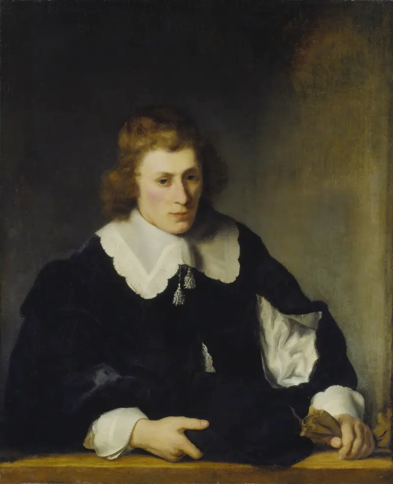 Porträtt av en ung man av Ferdinand Bol