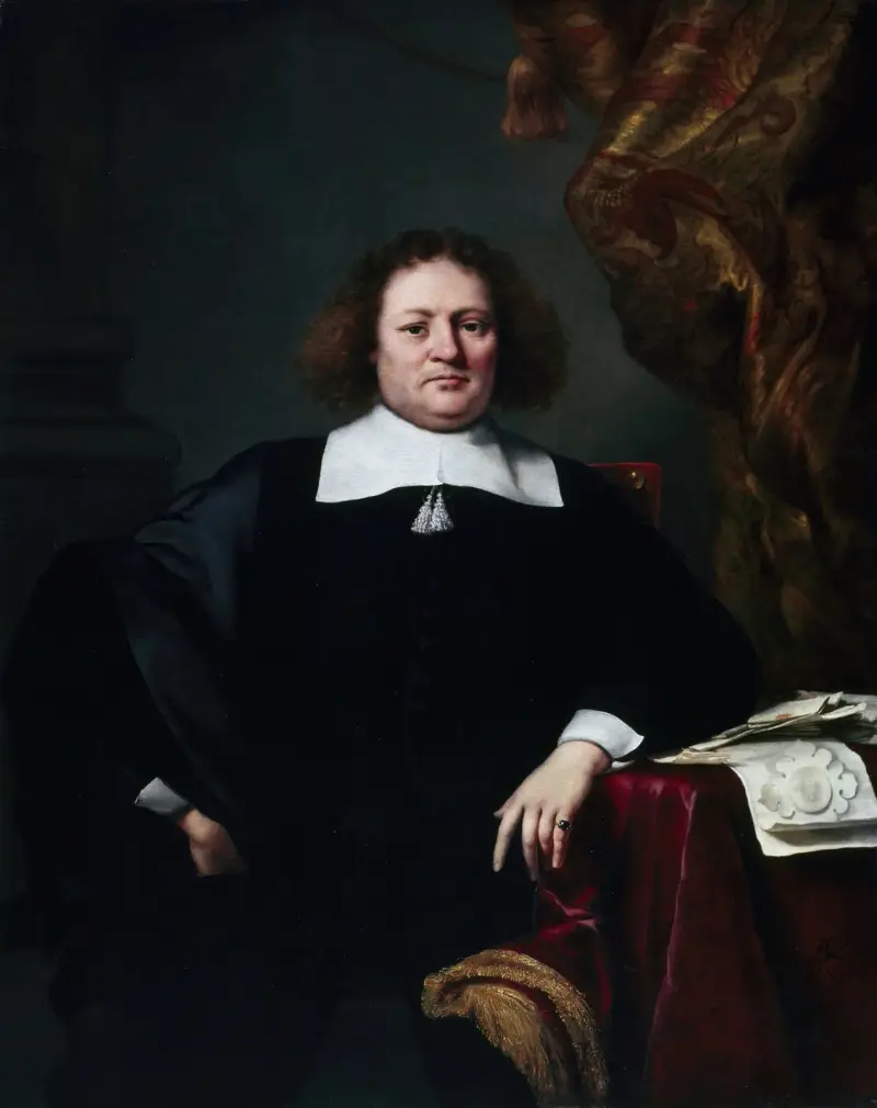 Portrait of Sir John Hebdon av Ferdinand Bol